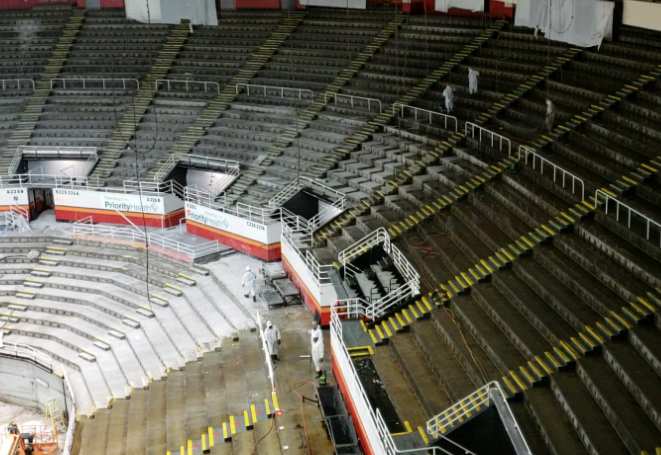 Joe Louis Arena is being demolished. Here's a look inside